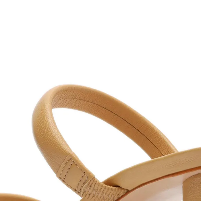 Sandals Ully Lo Nappa Leather Sandal Light Beige Schutz Shoes Mule