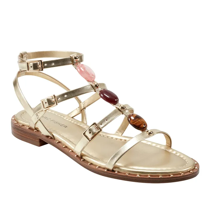 Sandals Yessah Gladiator Sandal Platino Marc Fisher Women