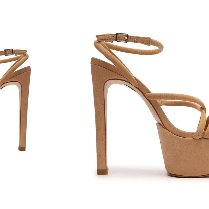 Sandals Zilla Suede Sandal Honey Beige Schutz Shoes Platforms Sandals Zilla Suede Sandal Honey Beige Schutz Shoes Platforms