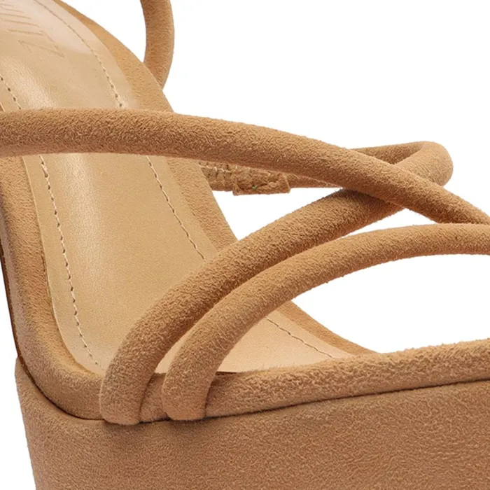Sandals Zilla Suede Sandal Honey Beige Schutz Shoes Platforms Sandals Zilla Suede Sandal Honey Beige Schutz Shoes Platforms