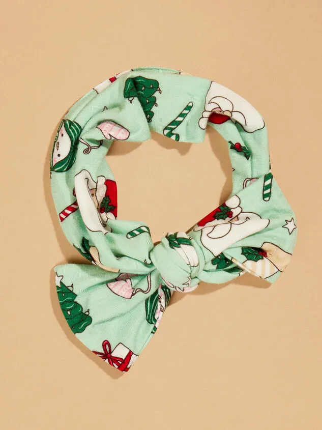 Santa Pals Bow Headband Mistgreen GirlBoy Altar039d State Headwear Santa Pals Bow Headband Mistgreen GirlBoy Altar039d State Headwear