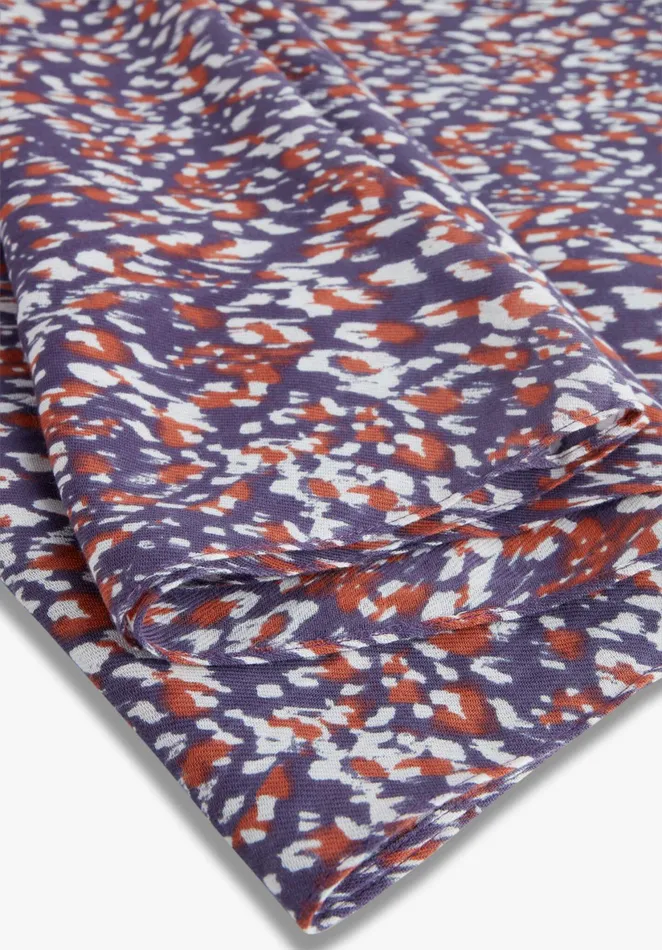 Scarves Women Hush Helena Scarf Purple Leopard