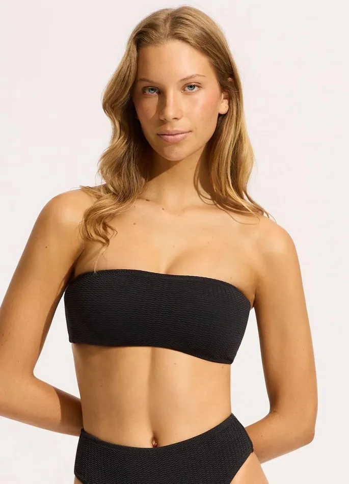 Seafolly Bandeau Women Sea Dive Tube Top 8211 Black