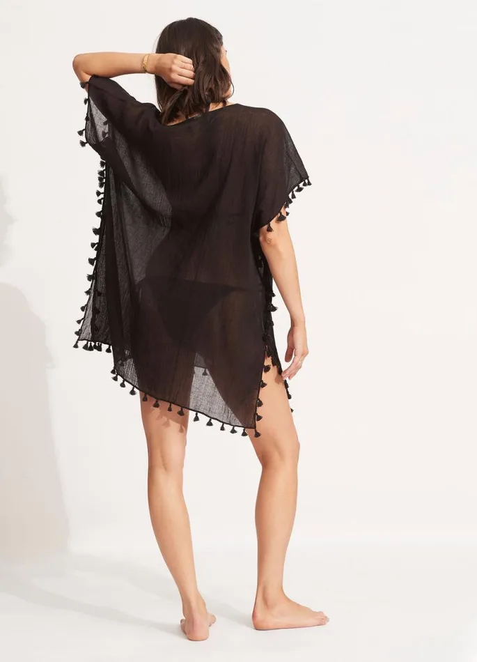Seafolly Beach Dresses Women Amnesia Kaftan 8211 Black