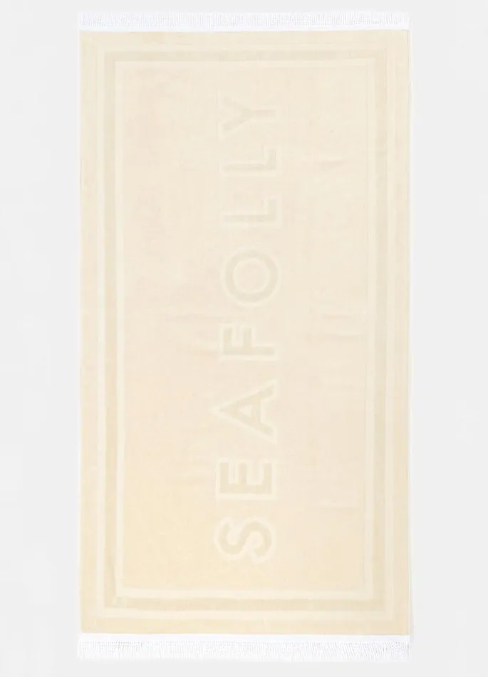 Seafolly Beach Towels Women Summer Solstice Towel 8211 Sand