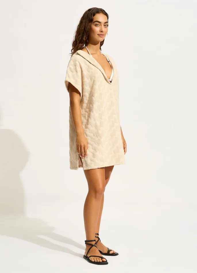Seafolly Beach Towels Women Towel Poncho 8211 Sand