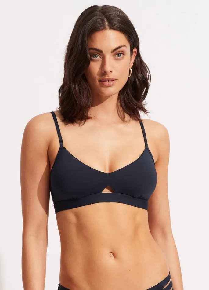 Seafolly Bralette Women Seafolly Collective Hybrid Bralette 8211 True Navy