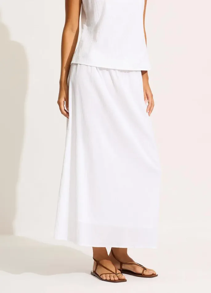 Seafolly Skirts and Sarongs Women Crinkle Maxi Skirt 8211 White