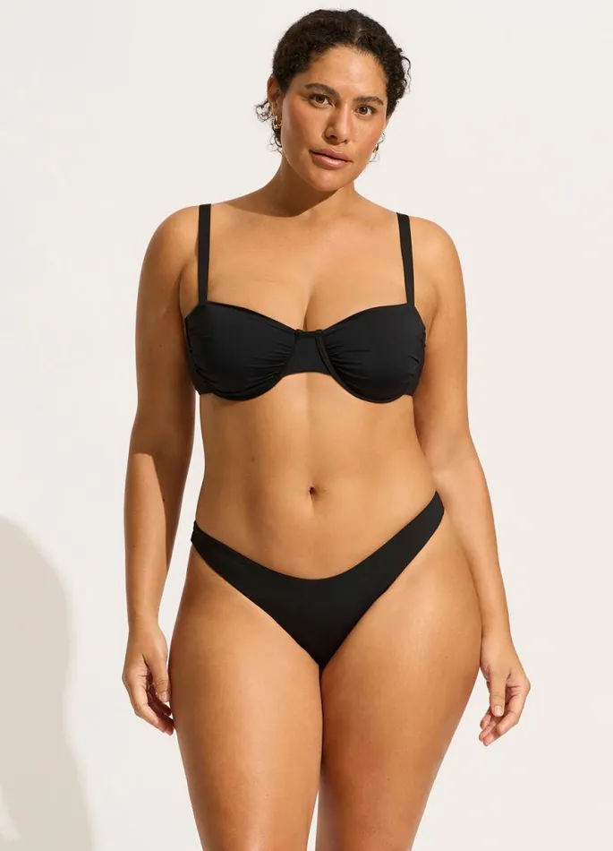 Seafolly Underwire Women Seafolly Collective Ruched Underwire Bikini Top 8211 Black