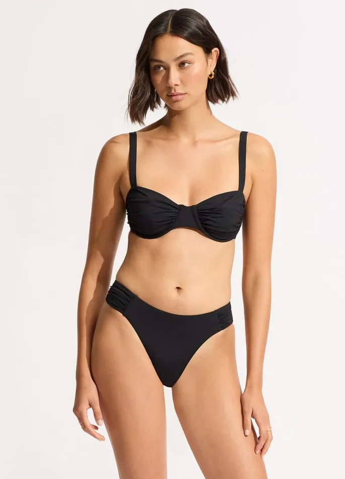 Seafolly Underwire Women Seafolly Collective Ruched Underwire Bikini Top 8211 Black