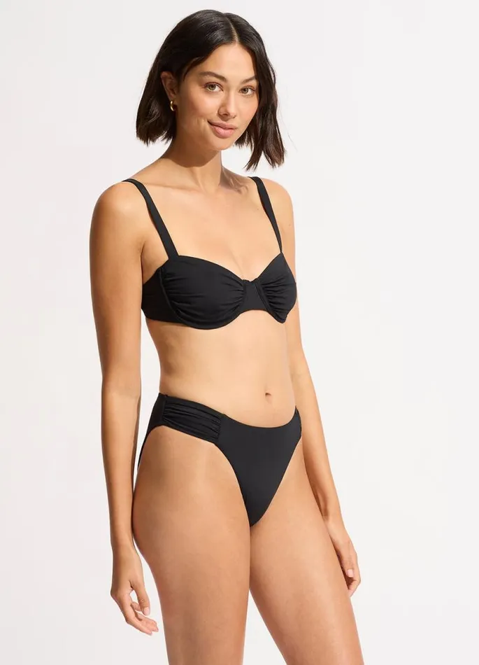 Seafolly Underwire Women Seafolly Collective Ruched Underwire Bikini Top 8211 Black