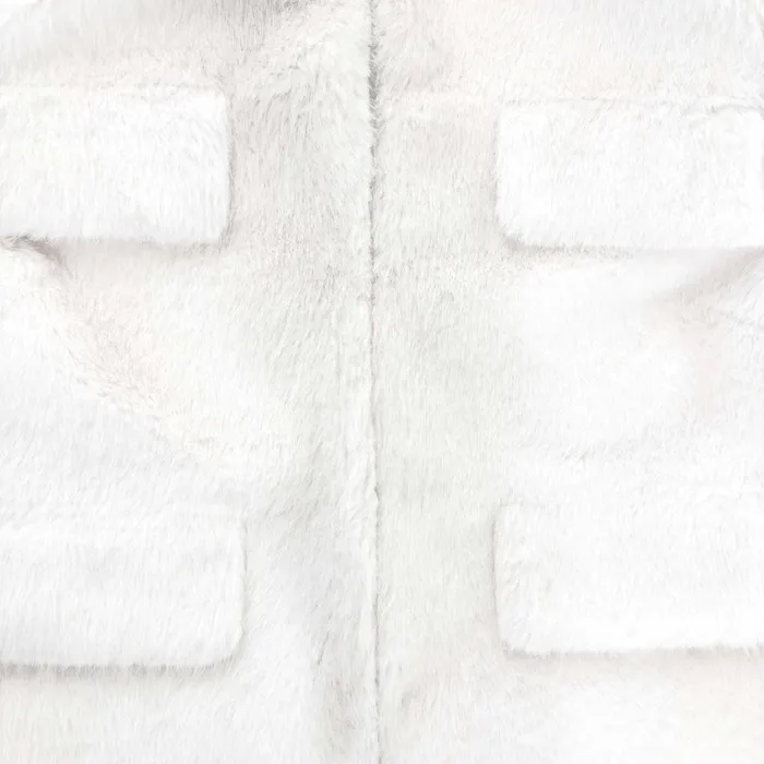 Self Portrait Outerwear Women Cream Faux Fur Jacket