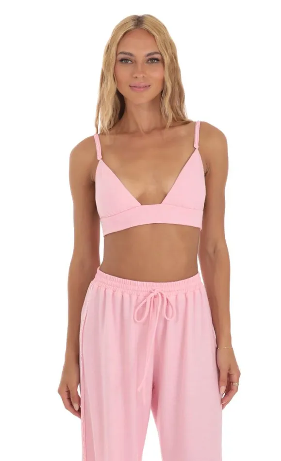 Sequin Two Piece Set Pink Women LUCY IN THE SKY Pants Sequin Two Piece Set Pink Women LUCY IN THE SKY Pants