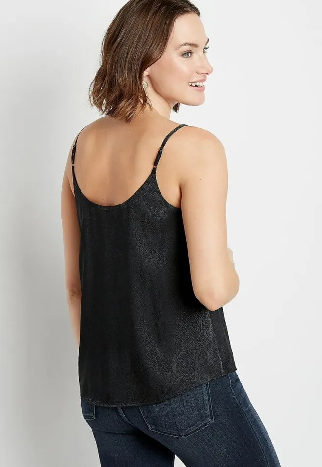 Shimmer Sequin Trim Tank Top Women Maurices Tops