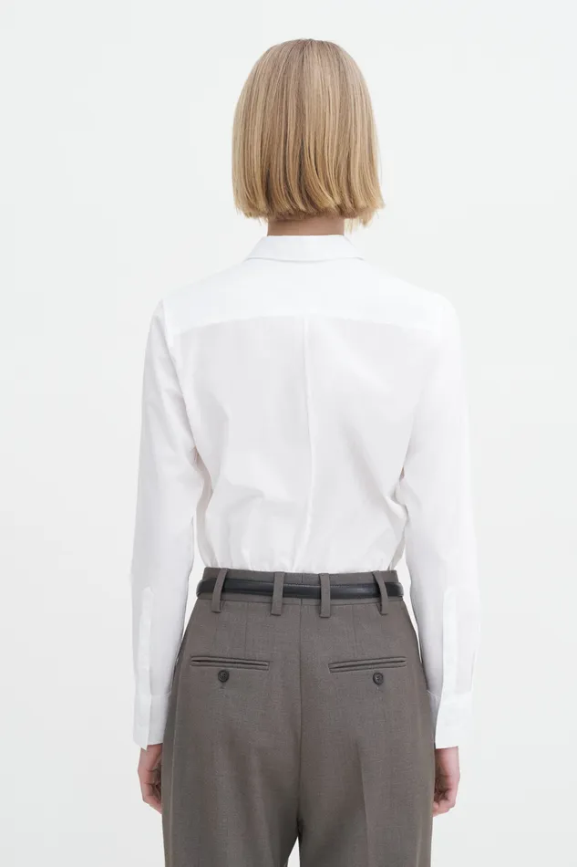 Shirts and Blouses filippak Women Classic Stretch Shirt White