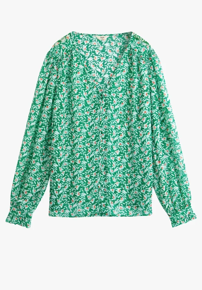 Shirts and Blouses Women Hush Lucy Blouse Leafy Floral Green
