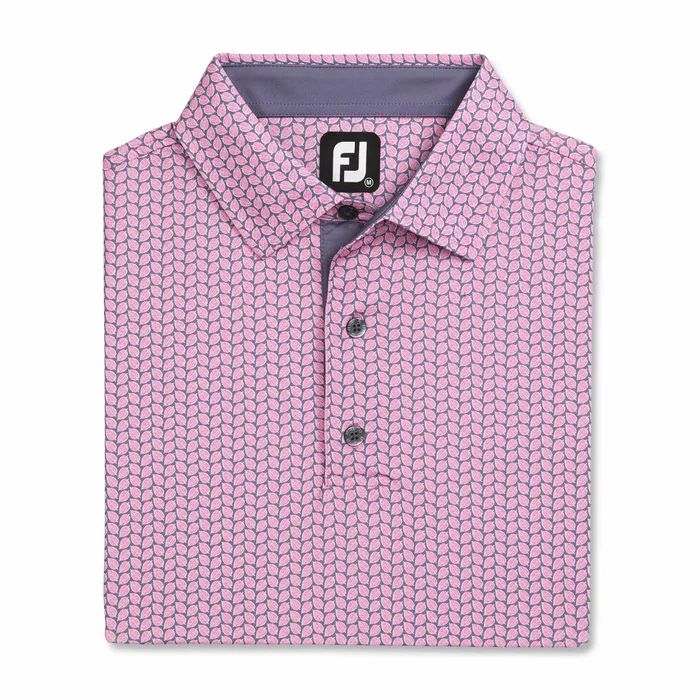 Shirts FootJoy Men Leaf Lisle