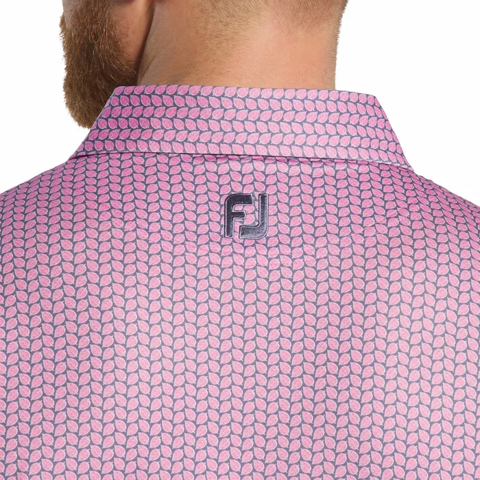Shirts FootJoy Men Leaf Lisle