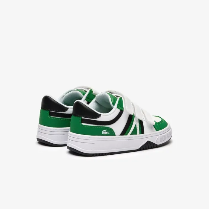 Shoes and Accessories Kids Lacoste Infants L001 Branded Sneakers Green 2d2