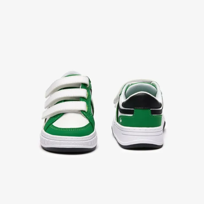 Shoes and Accessories Kids Lacoste Infants L001 Branded Sneakers Green 2d2