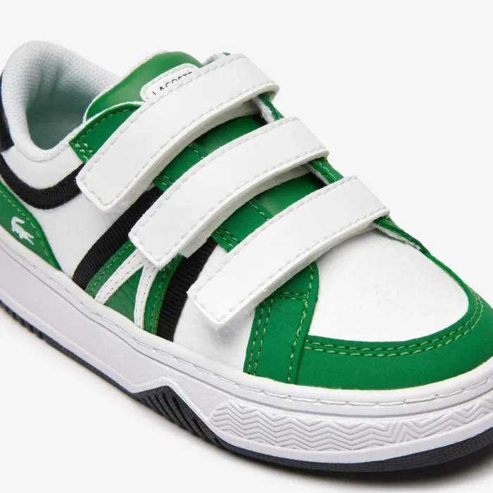 Shoes and Accessories Kids Lacoste Infants L001 Branded Sneakers Green 2d2