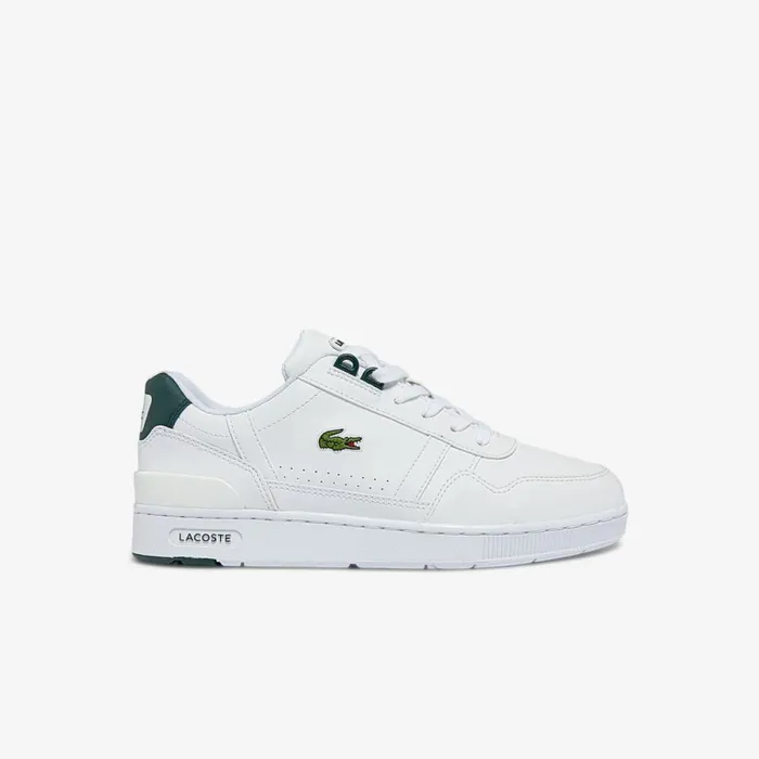 Shoes and Accessories Kids Lacoste Juniors TClip Sneakers Whitedark Green 1r5