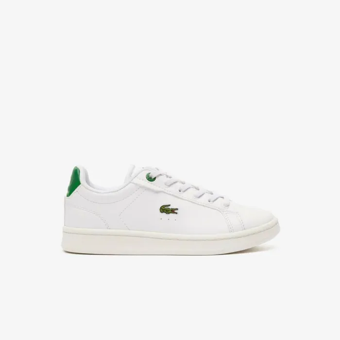 Shoes and Accessories Kids Lacoste Kids039 Carnaby Pro Sneakers Whitegreen 082