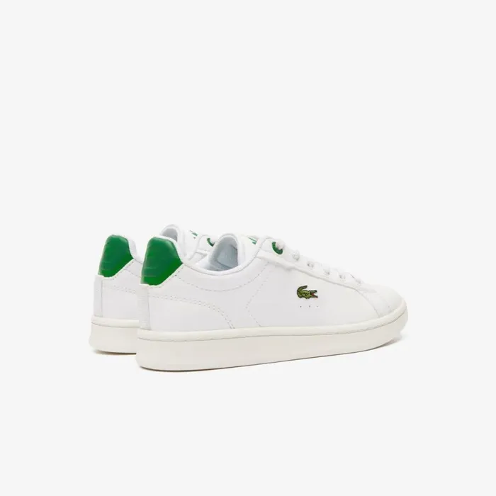 Shoes and Accessories Kids Lacoste Kids039 Carnaby Pro Sneakers Whitegreen 082