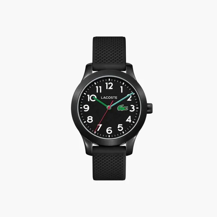 Shoes and Accessories Kids Lacoste Kids039 L1212 3 Hands Watch With Black Silicone Strap Black 000 Shoes and Accessories Kids Lacoste Kids039 L1212 3 Hands Watch With Black Silicone Strap Black 000
