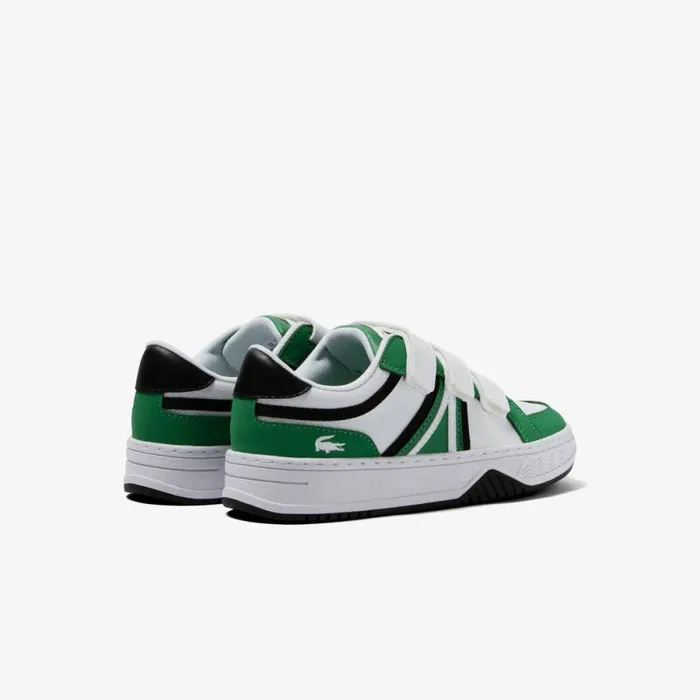 Shoes and Accessories Kids Lacoste Kids039 L001 Branded Sneakers Green 2d2