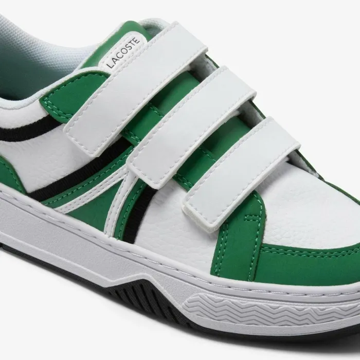 Shoes and Accessories Kids Lacoste Kids039 L001 Branded Sneakers Green 2d2