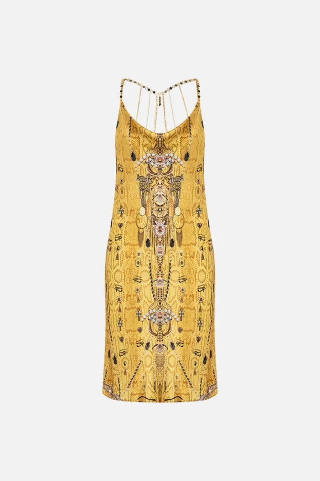 SHORT BIAS SLIP DRESS WITH LOW BACK VALLEY OF THE KINGS Valley Of The Kings Womens Camilla Dresses