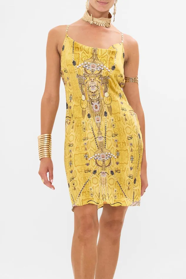 SHORT BIAS SLIP DRESS WITH LOW BACK VALLEY OF THE KINGS Valley Of The Kings Womens Camilla Dresses