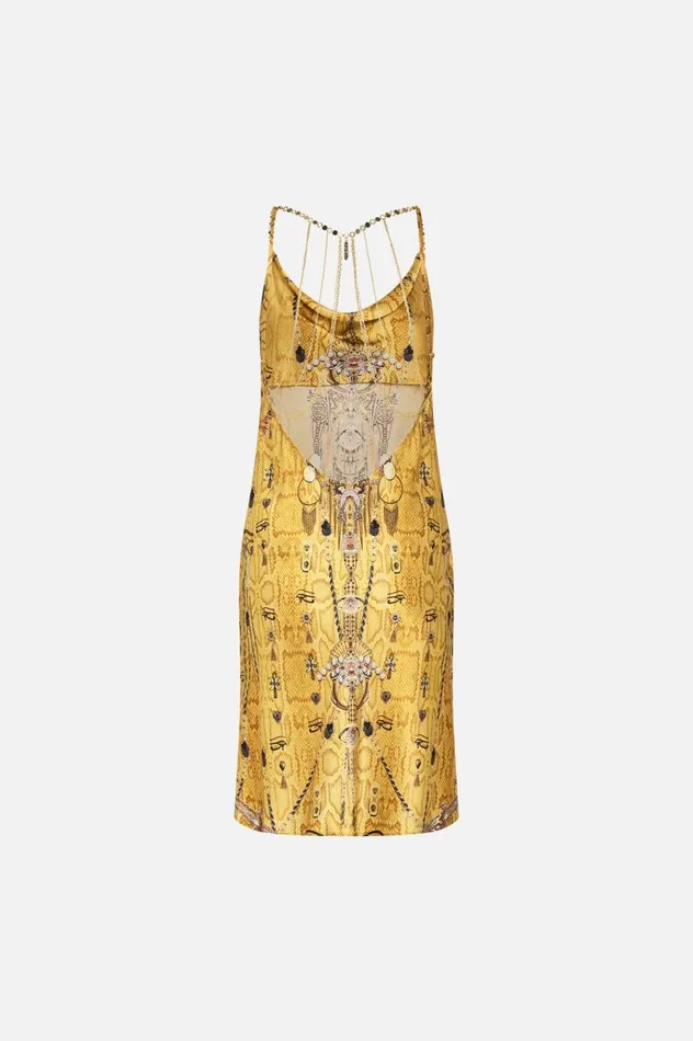 SHORT BIAS SLIP DRESS WITH LOW BACK VALLEY OF THE KINGS Valley Of The Kings Womens Camilla Dresses