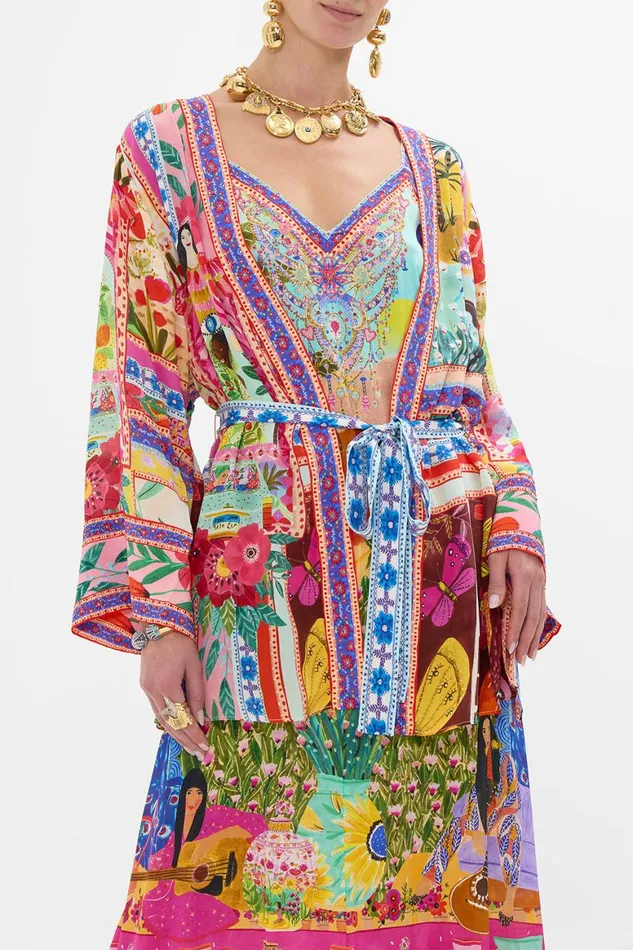 SHORT KIMONO WRAP ROEQIYAS REALM Roeqiyas Realm Womens Camilla Kimonos