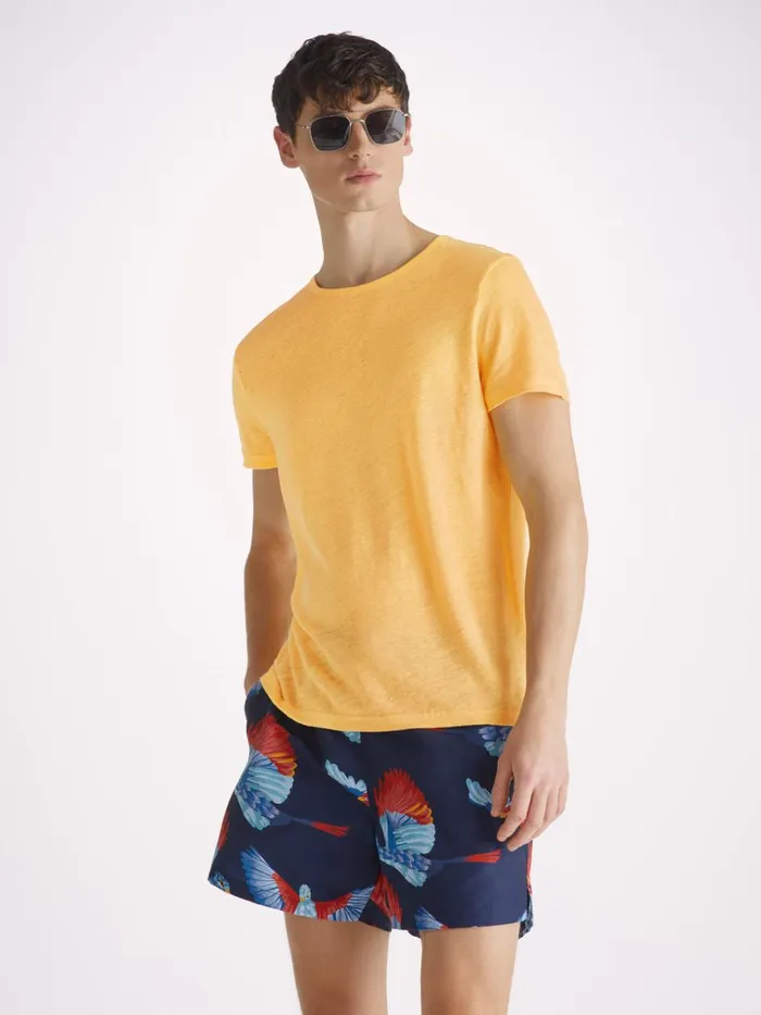 Short Sleeve TShirts Men Derek Rose TShirt Jordan Linen Sunflower