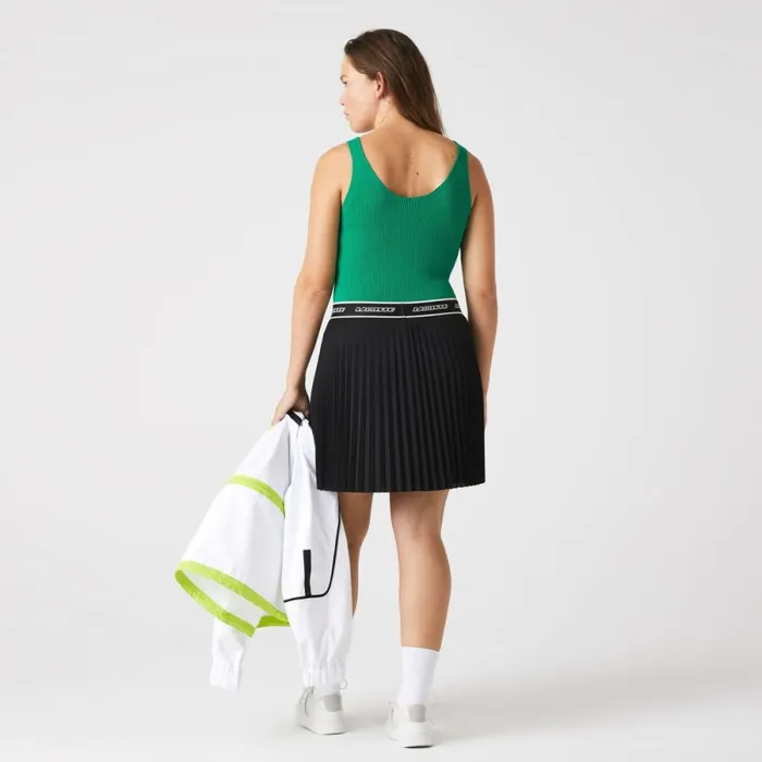Shorts and Skirts Women Lacoste Women039s Pleated Skirt Black 031