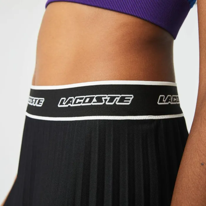 Shorts and Skirts Women Lacoste Women039s Pleated Skirt Black 031