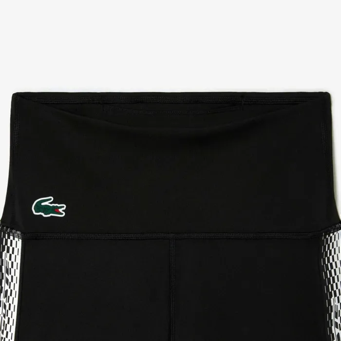 Shorts and Skirts Women Lacoste Womens SPORT Recycled Polyester Cycle Shorts Black C31