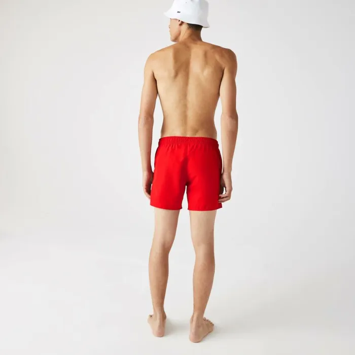 Shorts and Swim Men Lacoste Men039s Lightweight Swim Shorts Red Navy Blue 528