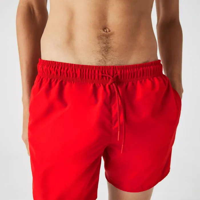 Shorts and Swim Men Lacoste Men039s Lightweight Swim Shorts Red Navy Blue 528