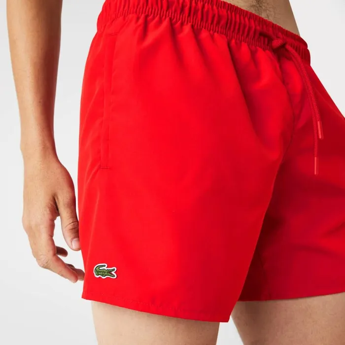 Shorts and Swim Men Lacoste Men039s Lightweight Swim Shorts Red Navy Blue 528