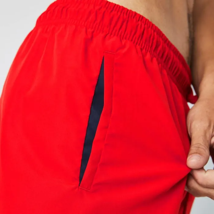 Shorts and Swim Men Lacoste Men039s Lightweight Swim Shorts Red Navy Blue 528