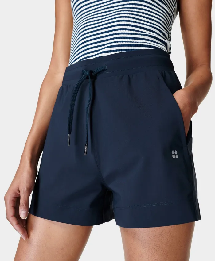 Shorts Skirts Explorer Shorts Navy Blue 8211 Sweaty Betty Women
