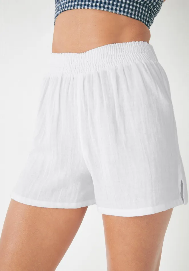 Shorts Women Hush Mira Beach Shorts White