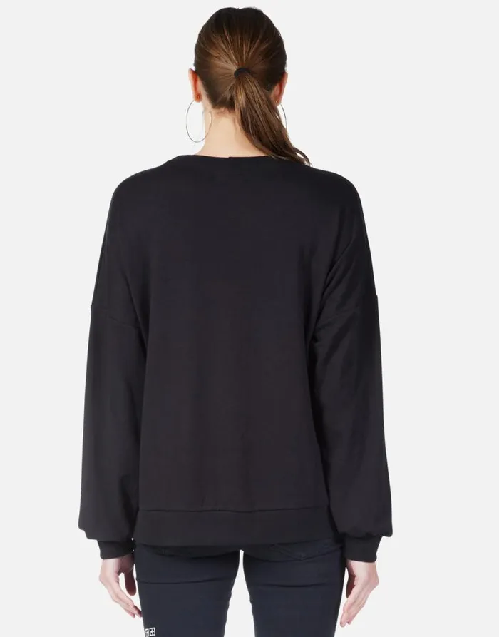 Sierra Arrow Lip Black Women Lauren Moshi Long Sleeve