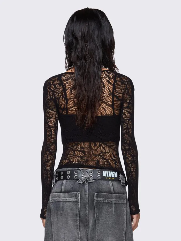 Sigilism Fishnet Top Women Minga London Tops and TShirts Sigilism Fishnet Top Women Minga London Tops and TShirts