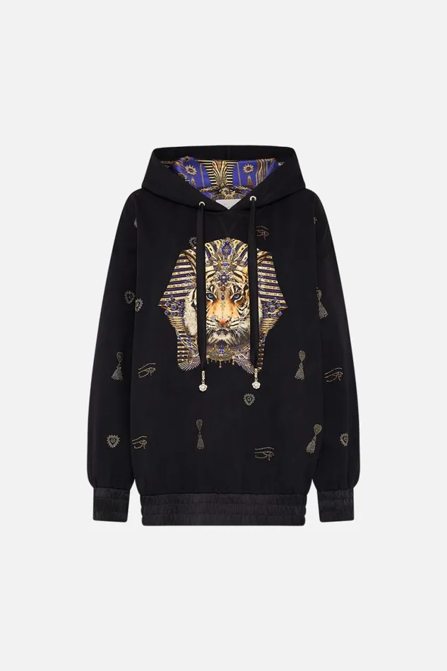 SILK BAND OVERSIZED HOODIE WITH POCKETS MY FAIR PHARAOH My Fair Pharaoh Womens Camilla Knitwear