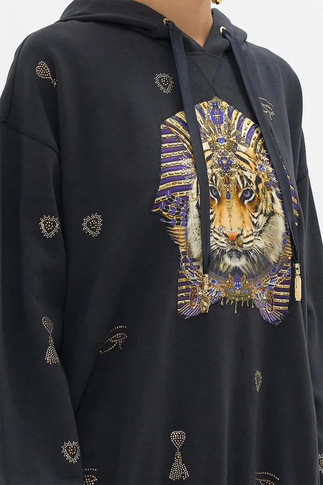 SILK BAND OVERSIZED HOODIE WITH POCKETS MY FAIR PHARAOH My Fair Pharaoh Womens Camilla Knitwear