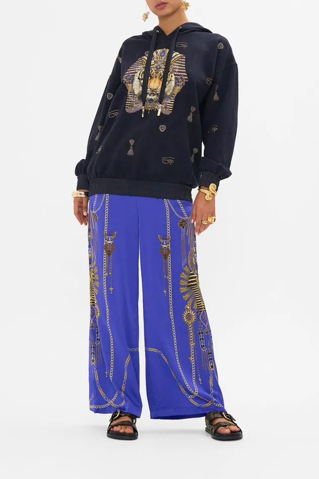 SILK BAND OVERSIZED HOODIE WITH POCKETS MY FAIR PHARAOH My Fair Pharaoh Womens Camilla Knitwear